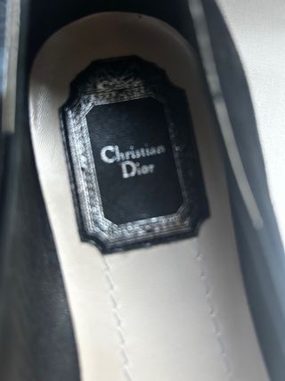 Manoletinas Christian Dior Negras y Rosas