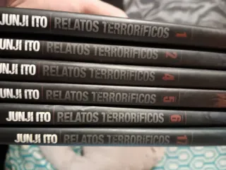 Relatos terrorificos Junji ito 1, 2, 4, 5, 6 y 17