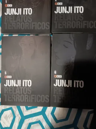 Relatos terrorificos Junji ito 1, 2, 4, 5, 6 y 17