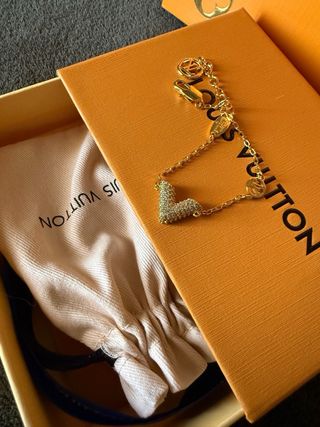 Bracciale Louis Vuitton oro regolabile da 15 a18cm