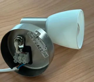 Lampada da tavolo metallo e vetro