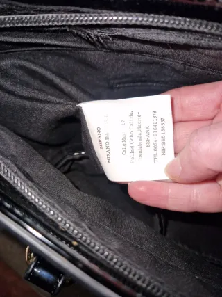 Bolso Negro y Rojo Nuevo