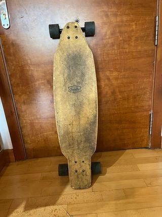 Longboard Bamboo con diseño de rayas