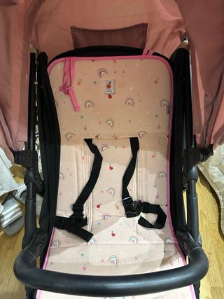 Silla de paseo Kinderkraft rosa