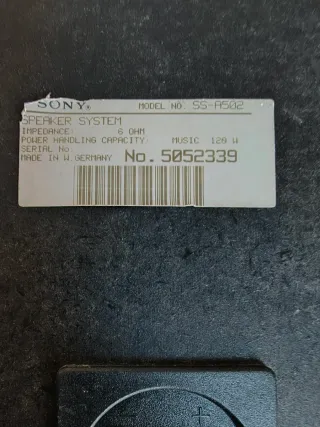 Altavoces Sony Negros