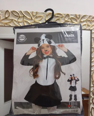 Costume da Panda Bambina età 7/9 anni