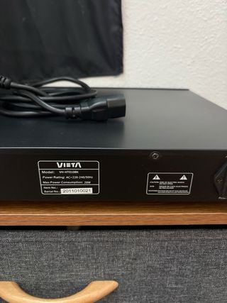 Sintonizador Radio Vieta Negro Model: VH-HT010BK