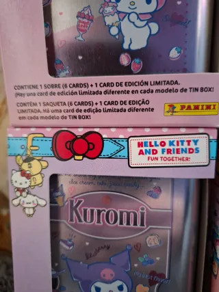 4 Latas Colección Hello Kitty y Amigos