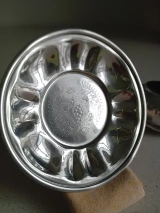 Coppia tazze caffè con sottotazza