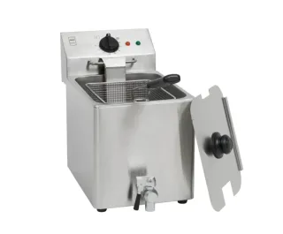 Freidora Profesional 8L con Grifo