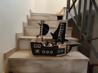 Barco Pirata Juguete Madera