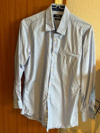 Camisa azul slim fit Fórmula Joven