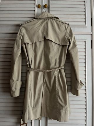 Gabardina Mango Beige Talla Xs