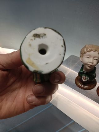 4 bustos cabezas de porcelana Ramón Ingles