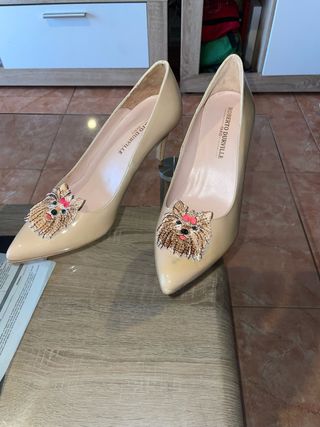 Zapatos Roberto Durville Beige Perro