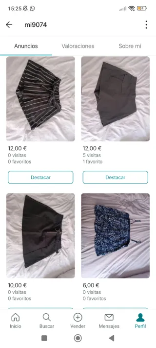 Ropa mujer: vestidos, faldas...