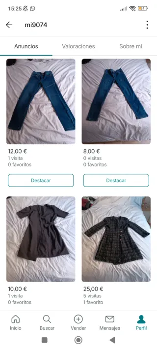 Ropa mujer: vestidos, faldas...