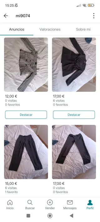 Ropa mujer: vestidos, faldas...