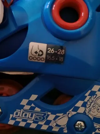 Patines y protecciones infantiles T. 26-28