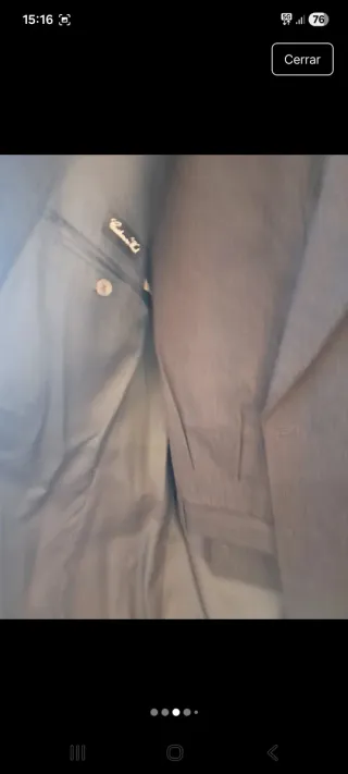 Traje de caballero lana cashmere gris