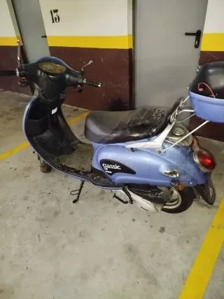 Moto Scooter Clásica 125cc sin papeles