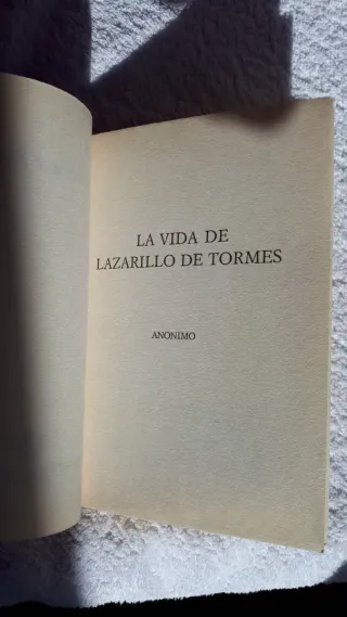 El Lazarillo de Tormes // El buscón