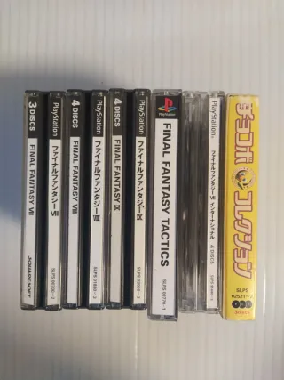 Lote 6 Juegos Final Fantasy PS1 jap