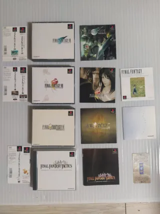 Lote 6 Juegos Final Fantasy PS1 jap