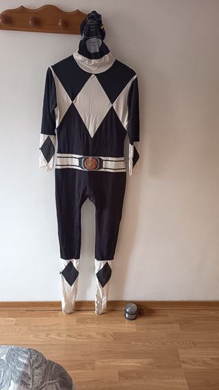 Disfraz Power Ranger Negro XL – Adulto – 1 uso