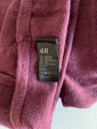 Sciarpa H&M tonda lana acrilico angora