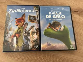 Pack Dvd Animación Zootrópolis y Arlo