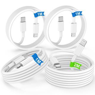 4Pack Cavi USB C a Lightning 1M+2M, [Certificato A