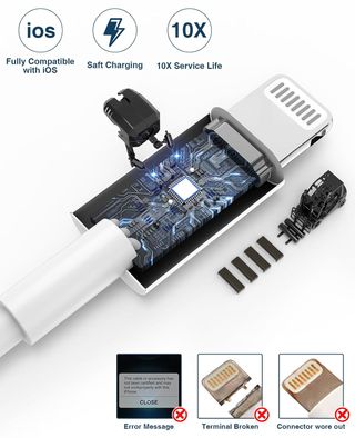 4Pack Cavi USB C a Lightning 1M+2M, [Certificato A