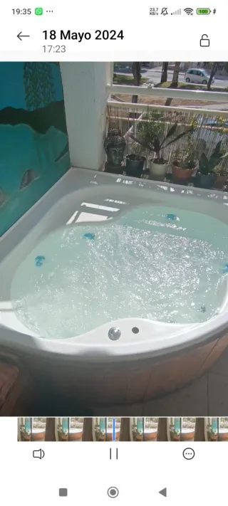 Jacuzzi Esquinero Exterior  140 x 140