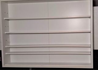 Vitrina expositora madera y cristal