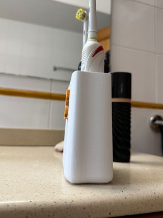 Caixa utilitária YSL dourada e branca