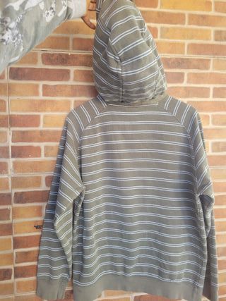 Sudadera O'Neill Talla L Rayas Gris/Verde