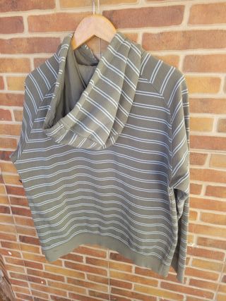 Sudadera O'Neill Talla L Rayas Gris/Verde