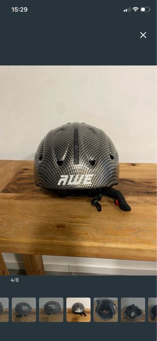 Casco de esquí AWE carbono