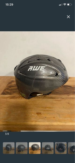 Casco de esquí AWE carbono