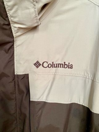 Chaqueta Columbia Beige y Marrón