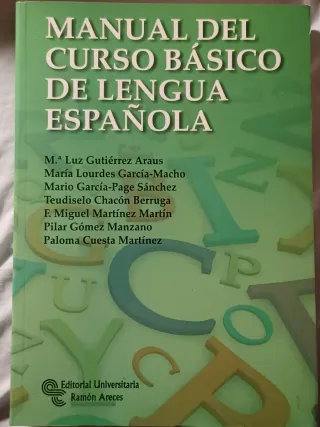 Manual del curso básico de lengua española