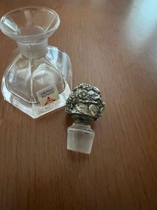 Coppia bottigliette profumo argento