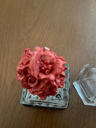 Coppia bottigliette profumo argento