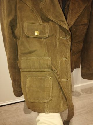 Chaqueta de piel entretiempo