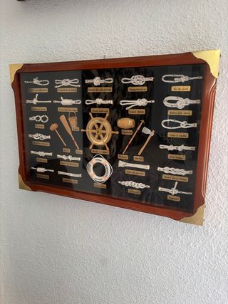 Cuadro de nudos marineros