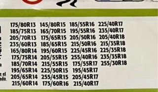 Cadenas textiles de nieve, nuevas sin estrenar