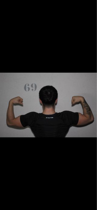 Camiseta de compresión negra Stratos