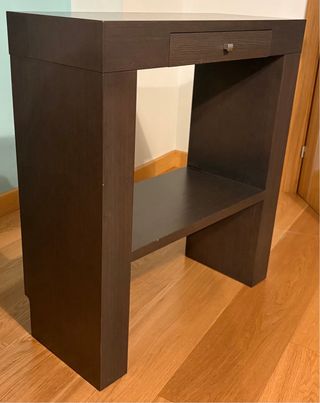 Mesa de entrada con cajón y espejo