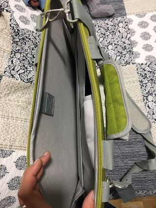 Funda portátil verde